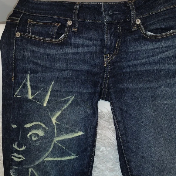 Sunshine jeans American Eagle 0 skinny - Picture 2 of 5